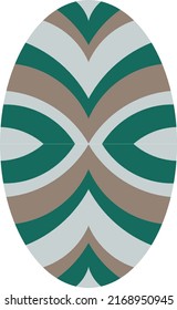 modern oval carpet vector floral design 