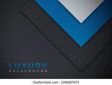Modern Overlap Dimension Blue Line Bar Background with Copy Space for Text or Message