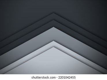Modern Overlap Dimension grey Line Bar Background with Copy Space for Text or Message