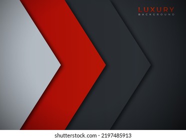 Modern Overlap Dimension Line Bar Background with Copy Space for Text or Message