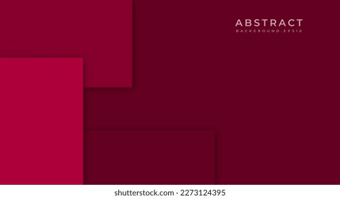 Modern Overlap Dimension Red Line Bar Background with Copy Space for Text or Message