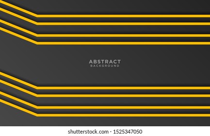 modern overlapping background with dark shadow and gold line