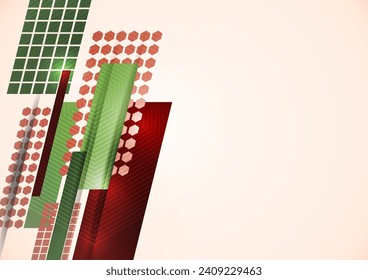 Modern overlaps of dynamic geometric shapes. Cover for cover, wallpaper, poster, banner, website, flyer. Vector illustration