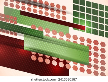 Modern overlaps of dynamic geometric shapes. Cover for cover, wallpaper, poster, banner, website, flyer. Vector illustration