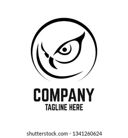 Modern owl logo
