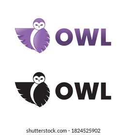 Modern Owl Logo Design Template