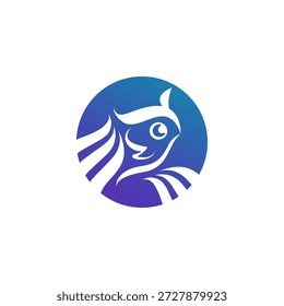 Logotipo de búho moderno en Vector.