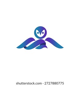Logotipo de búho moderno en Vector.