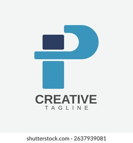 Modern P Letter Logo Design for Startups and Enterprises, Professional Logo, Ideal for Brands and Businesses
