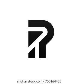 Modern P logo icon business sign vector design.