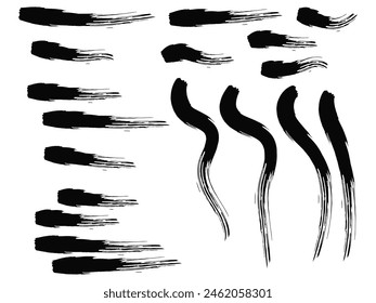 modern paint brush stokes design for background