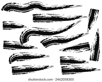 modern paint brush stokes design for background