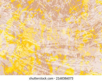 Modern paint spots background. Rough texture colored vintage wallpaper. Ink art pattern. Dirty paint splatter effect. Paint spray blots. Aged artwork canvas. Empty banner template.