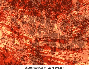 Modern paint vector background. Rough texture colored vintage wallpaper. Ink art pattern. Dirty paint splatter effect. Old paint blots. Sketch grainy canvas. Blank banner template.