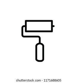 modern paintbrush icon