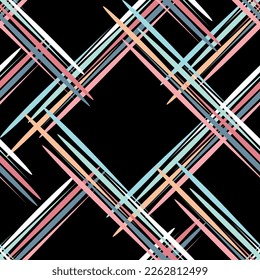 Modern paintbrush as striped pattern like a wallpaper and fabric print.
