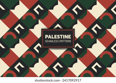 fondo de diseño de bordado palestino moderno. Ideal para presentaciones y diapositivas. archivo vectorial.