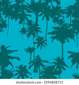 Modern Palm Tree Graphic Pattern for textile, Fabric, Fashion and other work.