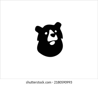 Modern gestaltete Panda-Logo-Vorlage