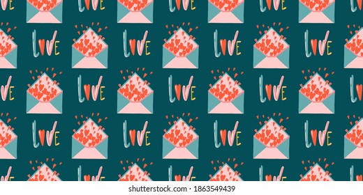 Modern paper art seamless pattern with pattern for wallpaper design. Seamless patterns. Background, wallpaper. Vector design template. Abstract retro vector texture. Valentine's day pattern.
