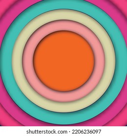 Modern Paper cut  colored mix texture with space for your text.Abstract design with wave shapes in a paper cut style.manipulate, resize or colorize,Vector Background and Minimal paper cut style.