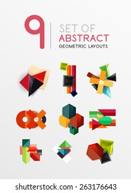 Diseño moderno de banner de información de papel. Gráficos de papel brillante con texto, presentación empresarial