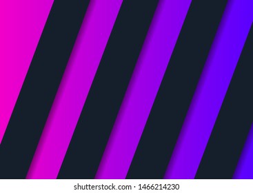 Modern paper layered Vector geometric illustration