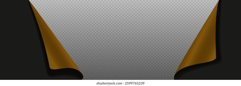 Modern paper luxury banner. Place for text.