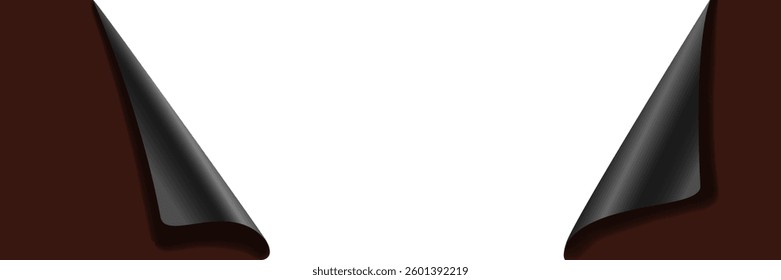 Modern paper luxury banner. Place for text.