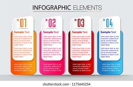 modern paper text box template for website computer graphic technology, banner Infographics