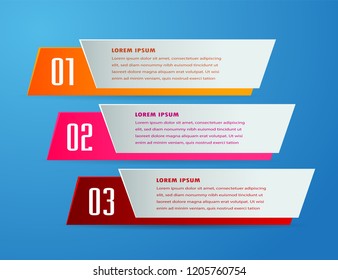 modern paper text box template for website computer graphic technology, banner Infographics