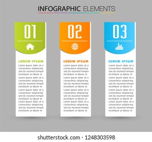 modern paper text box template, banner Infographic