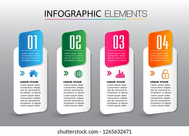 modern paper text box template, banner Infographic