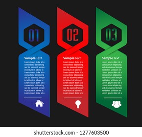 modern paper text box template, banner Infographic