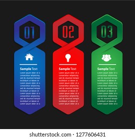 modern paper text box template, banner Infographic