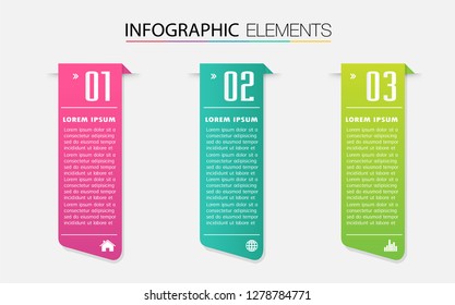 modern paper text box template, banner Infographic