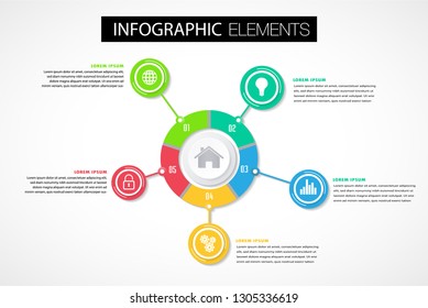 modern paper text box template, banner Infographic