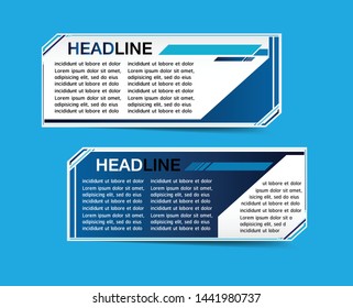 modern paper text box template, banner Infographic