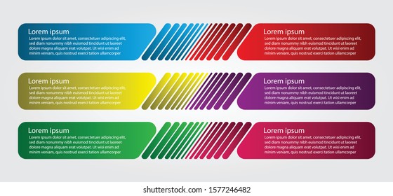 modern paper text box template, banner Infographic