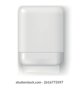 Modern paper towel dispenser designed for efficient use in public restrooms or kitchens on white background