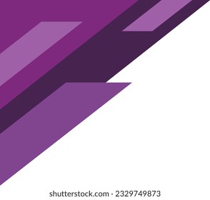 Modern Parallelogram Corner Element Illustration