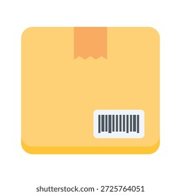 Modernes Paketkasten-Symbol, Versand, Logistik und E-Commerce-Lieferung