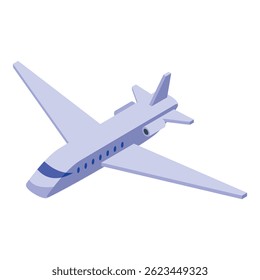 Modern passenger airplane flying in the sky, safe travel and fast transportation concept
