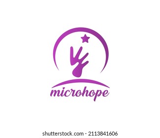 Modern Passionate Disability People Support  Logo template, fully vector and customized logo design
