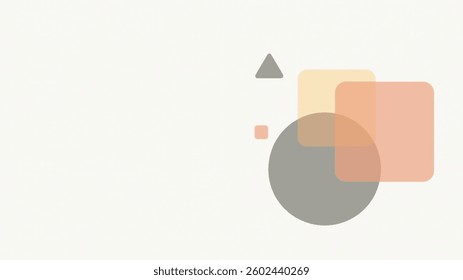 A Modern Pastel Composition vector illustration background