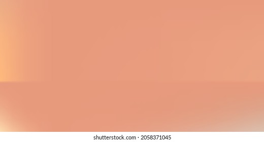 Ilustración de las pantallas de malla de gradiente vacías en pasto moderno. Textura borrosa de color blanco y suave de color rosa. Fondo de superficie geométrica suave de la puesta de sol púrpura. Fondo de moda amarillo anaranjado Sunrise.