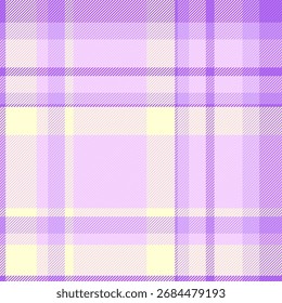 Modern pastel plaid pattern in shades of purple and cream. Ideal for backgrounds, textiles, or creative projects seeking a soft and stylish texture. Versatile design element.