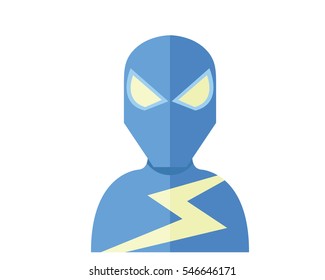 Modern Patriotic Superhero Flat Avatar