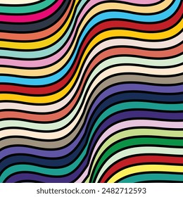 Fondo de patrón moderno con Plantilla de diseño de Vector de estilo colorido