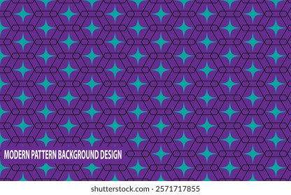 Modern Pattern Background with Cyan and Mint Colour